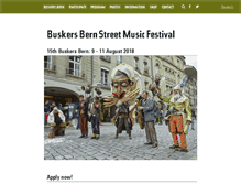 Tablet Screenshot of buskersbern.ch